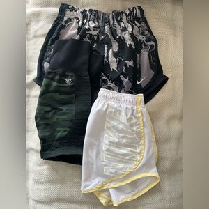 Nike LOT  running/hiking shorts lot , xs - jacket sold sep